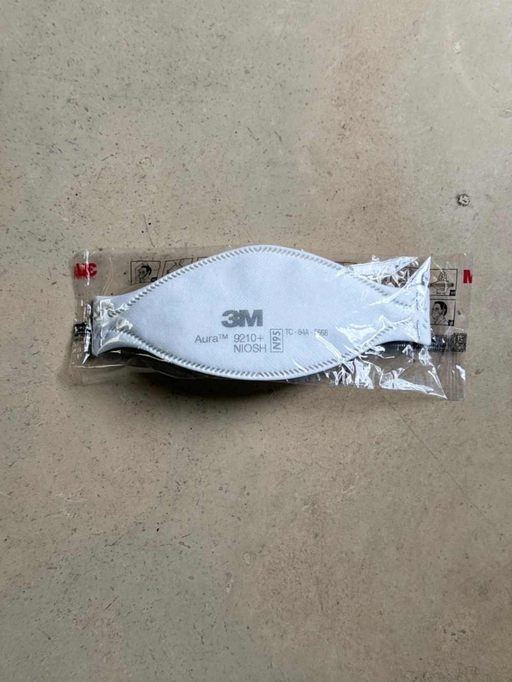 3M Aura 9210+ N95 Masks 10 Pack Individually Wrapped NIOSH No Box